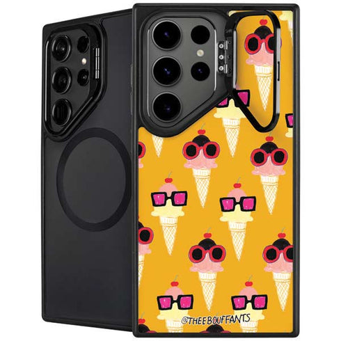 Bouffants and Broken Hearts Ice Cream with Shades Galaxy S25 Ultra Kickstand Case